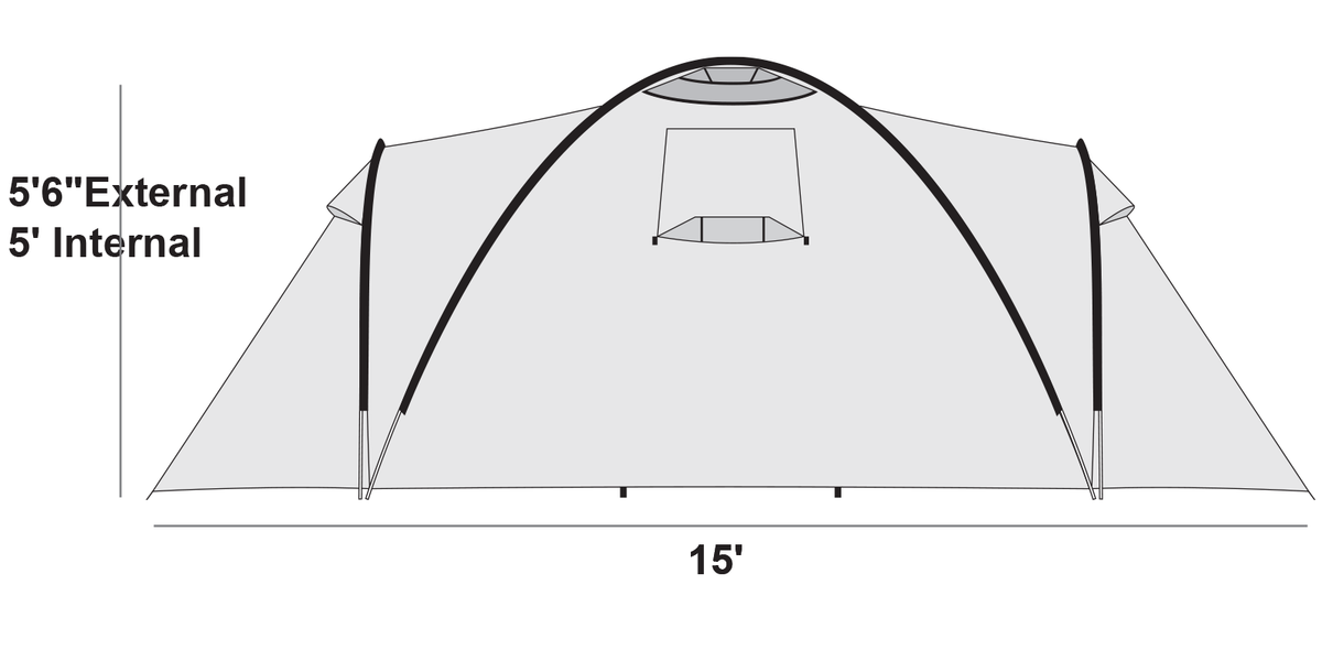 Siesta 4 dimensions, side view